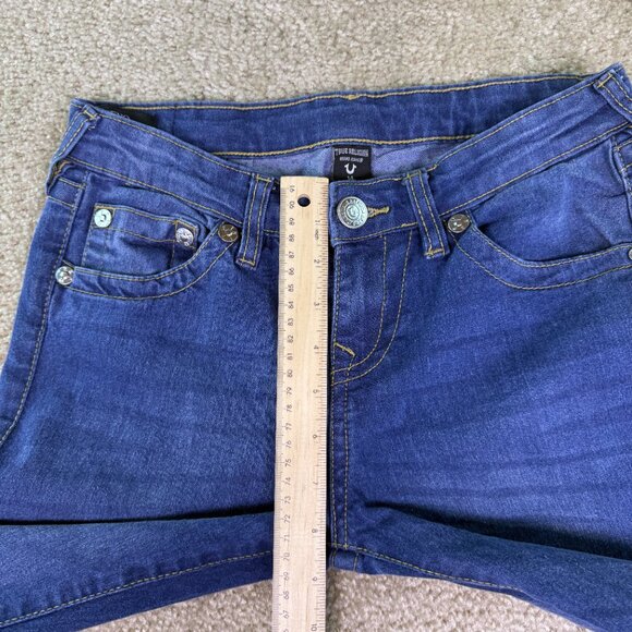 True Religion Geno Relaxed Slim Blue Denim Jeans Boys Size 14 28x28 E569 - Picture 13 of 16